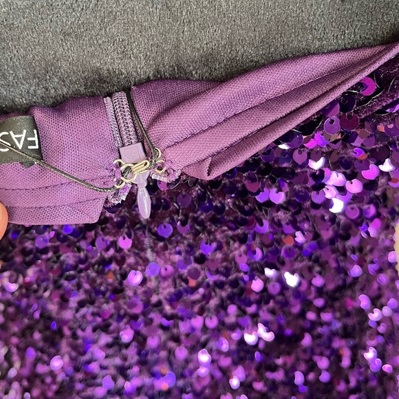 Fashion Nova Kara Sequin Mini Tube Dress sz XL - Picture 10 of 14